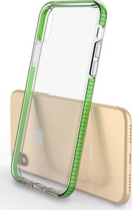 Hurtel Spring Case pokrowiec żelowe etui z kolorową ramką do iPhone XS / iPhone X czarny 3