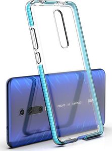 Hurtel Spring Case pokrowiec żelowe etui z kolorową ramką do Xiaomi Mi 9T / Xiaomi Mi 9T Pro ciemnoróżowy 3