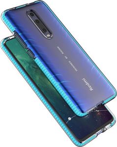 Hurtel Spring Case pokrowiec żelowe etui z kolorową ramką do Xiaomi Mi 9T / Xiaomi Mi 9T Pro żółty 2