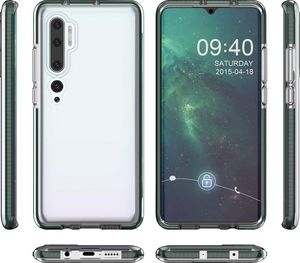 Hurtel Spring Case pokrowiec żelowe etui z kolorową ramką do Xiaomi Mi Note 10 / Mi Note 10 Pro / Mi CC9 Pro ciemnoniebieski 4