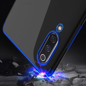 Hurtel Clear Color case żelowy pokrowiec etui z metaliczną ramką Xiaomi Mi 9 Lite / Xiaomi Mi CC9 czarny 6