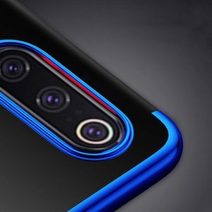 Hurtel Clear Color case żelowy pokrowiec etui z metaliczną ramką Xiaomi Mi 9 Lite / Xiaomi Mi CC9 czarny 7