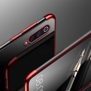Hurtel Clear Color case żelowy pokrowiec etui z metaliczną ramką Xiaomi Mi 9 Lite / Xiaomi Mi CC9 czarny 9