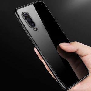 Hurtel Clear Color case żelowy pokrowiec etui z metaliczną ramką Xiaomi Mi 9 Lite / Xiaomi Mi CC9 niebieski 3