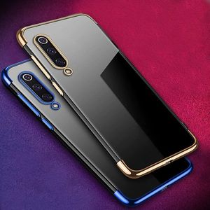 Hurtel Clear Color case żelowy pokrowiec etui z metaliczną ramką Xiaomi Mi 9 Lite / Xiaomi Mi CC9 czerwony 10