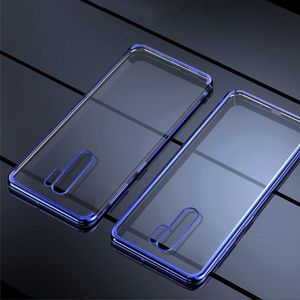 Hurtel Clear Color case żelowy pokrowiec etui z metaliczną ramką Xiaomi Redmi Note 8 Pro czarny 16