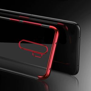 Hurtel Clear Color case żelowy pokrowiec etui z metaliczną ramką Xiaomi Redmi Note 8 Pro czarny 20