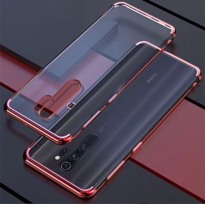 Hurtel Clear Color case żelowy pokrowiec etui z metaliczną ramką Xiaomi Redmi Note 8 Pro niebieski 15