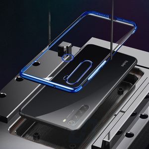 Hurtel Clear Color case żelowy pokrowiec etui z metaliczną ramką Xiaomi Redmi Note 8T czarny 6
