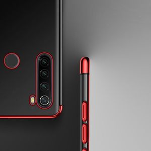 Hurtel Clear Color case żelowy pokrowiec etui z metaliczną ramką Xiaomi Redmi Note 8T niebieski 7