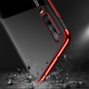Hurtel Clear Color case żelowy pokrowiec etui z metaliczną ramką Huawei P Smart Pro / Huawei Y9s czarny 14