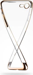 Hurtel Clear Color case żelowy pokrowiec etui z metaliczną ramką iPhone 8 / iPhone 7 niebieski 3