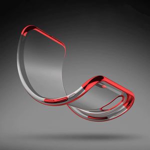 Hurtel Clear Color case żelowy pokrowiec etui z metaliczną ramką iPhone XS / iPhone X czarny 12