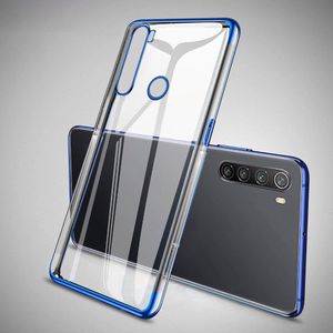 Hurtel Clear Color case żelowy pokrowiec etui z metaliczną ramką Huawei P40 czerwony 11