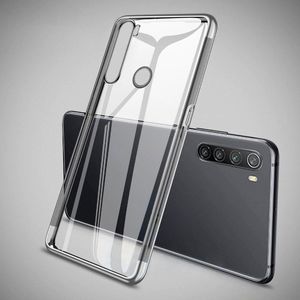 Hurtel Clear Color case żelowy pokrowiec etui z metaliczną ramką Motorola G8 Play czarny 16