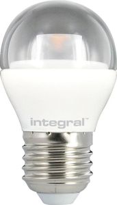 Integral Integral żarówka LED E27 Mini Globe 4W (25W) 2700K 250lm Clear barwa biała ciepła uniwersalny 1