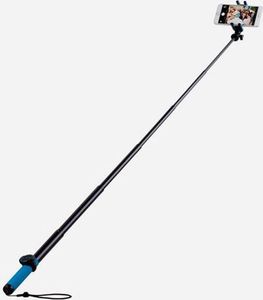 Selfie stick Momax Momax Selfie Hero - Uniwersalny kij do selfie + pilot Bluetooth (100 cm) (Black/Blue) uniwersalny 3