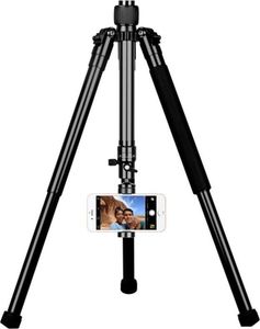 Statyw Momax Momax Tripod Pro 6 - Wielofunkcyjny statyw kamery i kij do selfie (130 cm) (Black) uniwersalny 1