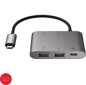 HUB USB Kanex Kanex 4-Port USB Charging Hub with USB-C - Adapter z USB-C na USB 3.0 x 4 + USB-C PD Port (Anodized Aluminum) uniwersalny 1