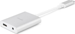 Adapter USB Moshi Moshi USB-C Digital Audio Adapter with Charging - Przejściówka DAC audio 3.5 mm + ładowanie PD 3.0 uniwersalny 5