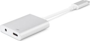 Adapter USB Moshi Moshi USB-C Digital Audio Adapter with Charging - Przejściówka DAC audio 3.5 mm + ładowanie PD 3.0 uniwersalny 6