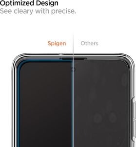Spigen Szkło na telefon Spigen Glas.tR Slim FC do etui do Galaxy A51 black uniwersalny 3