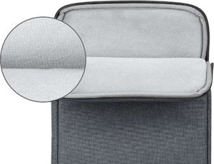 Etui na tablet Alogy Etui pokrowiec Alogy miękki uniwersalny na tablet do 10 cali Szare uniwersalny 8