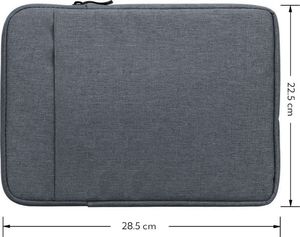 Etui na tablet Alogy Etui pokrowiec Alogy miękki uniwersalny na tablet do 10 cali Szare uniwersalny 9
