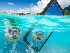 Alogy Etui Alogy do telefonu Huawei P40 Armor Waterproof IP68 czarne uniwersalny 5