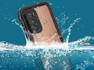 Alogy Etui Alogy do telefonu Huawei P40 Armor Waterproof IP68 czarne uniwersalny 6