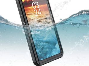 Alogy Etui Alogy do telefonu Huawei P20 Lite Armor Waterproof IP68 czarne uniwersalny 6