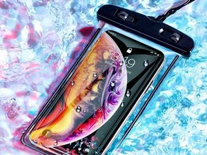 Alogy Alogy etui na telefon wodoodporne uniwersalne IPX8 6.5'' Czarne uniwersalny 6