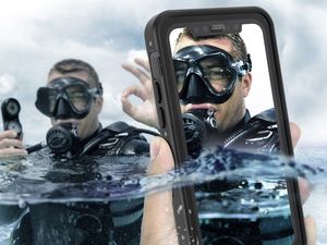 Alogy Etui Alogy do telefonu Huawei P20 Lite Armor Waterproof IP68 czarne uniwersalny 14