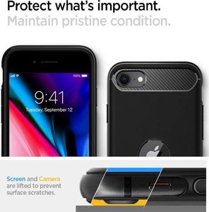 Spigen Rugged Armor Apple iPhone SE 2020 Matte Black 6