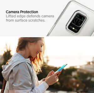 Spigen Etui na telefon Spigen Liquid Crystal do Redmi Note 9S/ Pro/ Max Clear uniwersalny 9