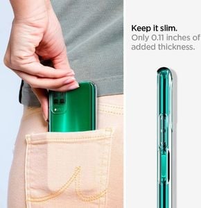 Spigen Etui na telefon Spigen Liquid Crystal do Huawei P40 Lite Crystal Clear uniwersalny 7