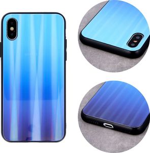 TelForceOne Nakładka Aurora Glass do Samsung Note 10 Lite / A81 niebieska 3