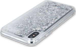 TelForceOne Nakładka Liquid Sparkle TPU do Samsung S20 srebrna 4