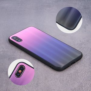 TelForceOne Nakładka Aurora Glass do iPhone 11 różowo-czarna 4