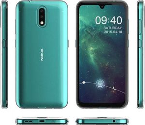 TelForceOne Nakładka Slim 1 mm do Nokia 2.3 transparentna 5