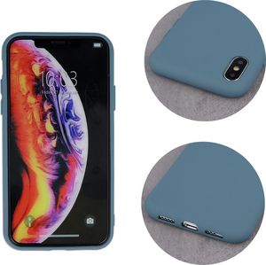 TelForceOne Nakładka Silicon do Xiaomi Redmi Note 8 szaro-niebieska 3