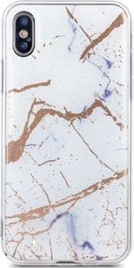 TelForceOne Nakładka Marmur do Xiaomi Redmi Note 8 Pro biała 1