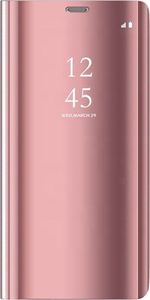TelForceOne Pokrowiec Smart Clear View do Huawei P Smart 2019 / Huawei Honor 10 Lite różowy 1