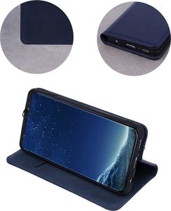 TelForceOne Pokrowiec skórzany Smart Pro do Samsung S10 Lite / A91 granatowy 3