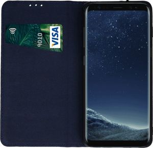 TelForceOne Pokrowiec skórzany Smart Pro do iPhone 11 Pro granatowy 2