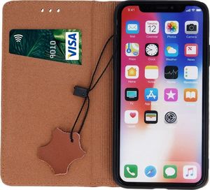 TelForceOne Pokrowiec skórzany Smart Pro do iPhone 11 Pro Max brązowy 2