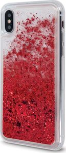 TelForceOne Nakladka Liquid Sparkle TPU do Samsung A20e czerwona 2