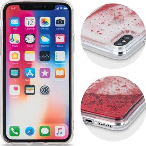 TelForceOne Nakladka Liquid Sparkle TPU do Samsung A20e czerwona 5