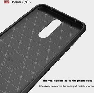Etui Pancerne Carbon XIAOMI REDMI 8A czarne 5