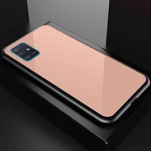 Etui SAMSUNG GALAXY A71 Szklane Glass Case jasny róż 4